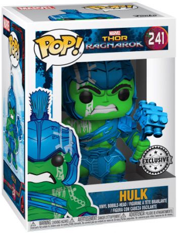 Figurine Funko Pop Thor Ragnarok [Marvel] #241 Hulk Gladiateur Bleu