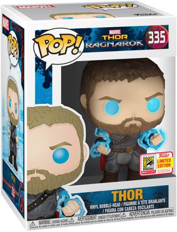 Figurine Funko Pop Thor Ragnarok [Marvel] #335 Thor avec la Force d'Odin - Brillant dans le noir