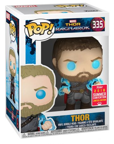 Figurine Funko Pop Thor Ragnarok [Marvel] #335 Thor avec la Force d'Odin - Brillant dans le noir