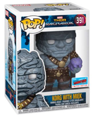 Figurine Funko Pop Thor Ragnarok [Marvel] #391 Korg tenant Miek