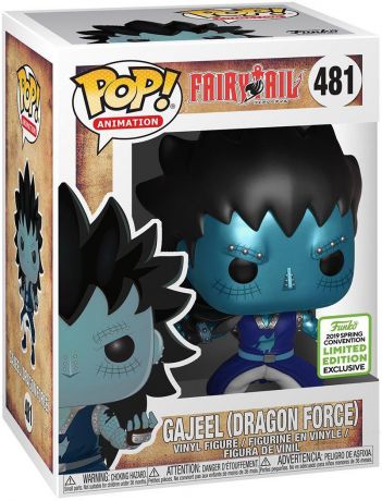 Figurine Funko Pop Fairy Tail #481 Gajeel Dragon's Scales - Métallique