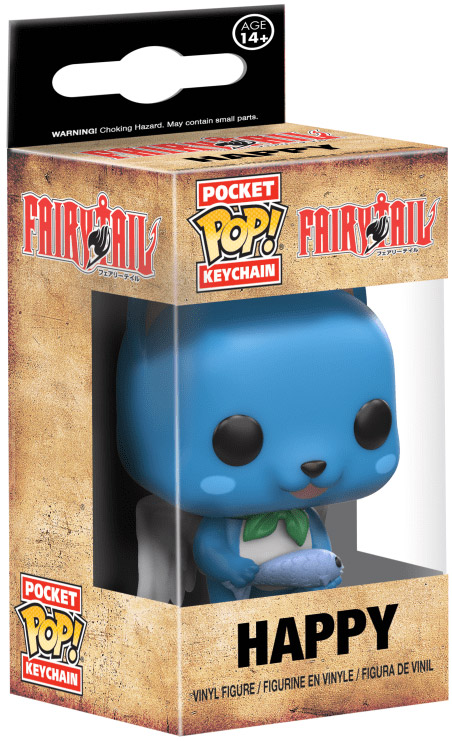 Figurine Pop Fairy Tail pas cher Happy Porte cl s