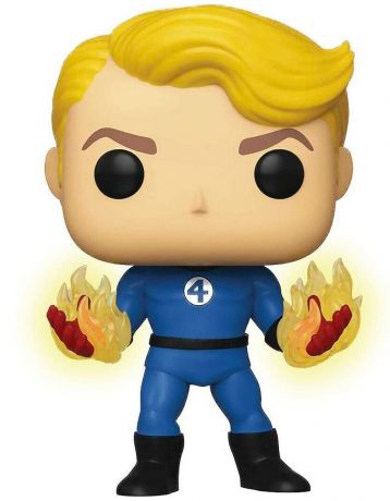 Figurine Funko Pop Les 4 Fantastiques [Marvel] #568 Torche Humaine - Brillant dans le noir