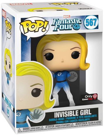 Figurine Funko Pop Les 4 Fantastiques [Marvel] #567 Femme Invisible - Translucide