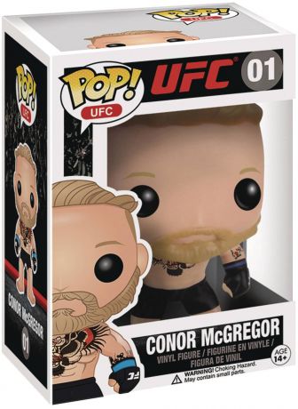 Figurine Funko Pop UFC: Ultimate Fighting Championship Conor McGregor en Short Noir