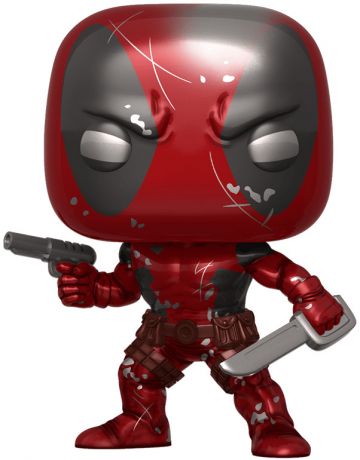 Figurine Funko Pop Marvel 80 ans #590 Deadpool - Métallique