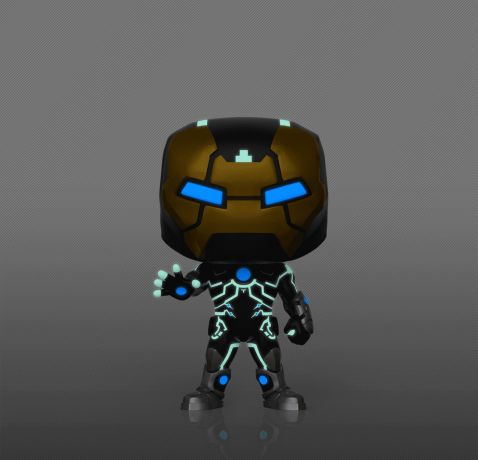 Figurine Funko Pop Marvel Comics #555 Iron Man - Brillant dans le noir