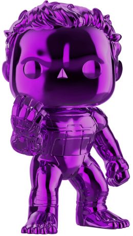 Figurine Funko Pop Avengers : Endgame [Marvel] #499 Hulk Violet - Chromé