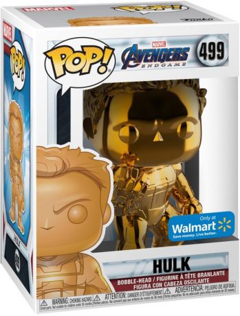 Figurine Funko Pop Avengers : Endgame [Marvel] #499 Hulk Orange - Chromé