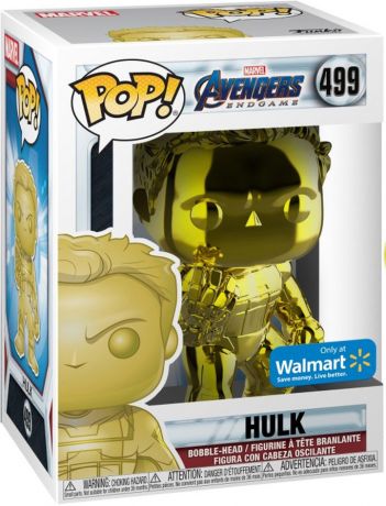 Figurine Funko Pop Avengers : Endgame [Marvel] #499 Hulk Jaune - Chromé