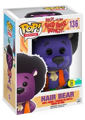 Figurine Funko Pop Hanna-Barbera #136 Ours de cheveux Violet (Aidez-moi! ... C'est le groupe d'ours de cheveux!)