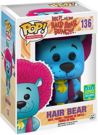 Figurine Funko Pop Hanna-Barbera #136 Ours de Cheveux Bleu (Aidez-moi! ... C'est le groupe d'ours de cheveux!) 