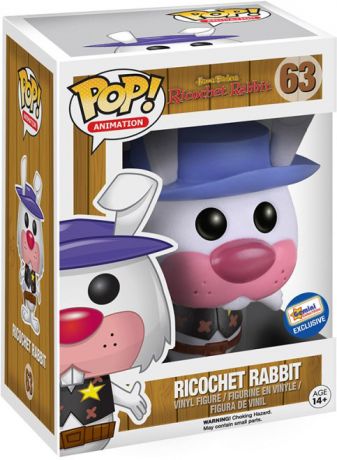 Figurine Funko Pop Hanna-Barbera #63 Ricochet Rabbit - Floqué