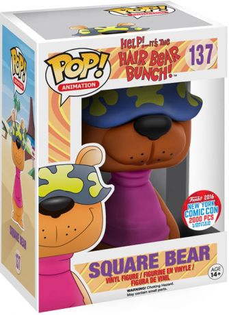 Figurine Funko Pop Hanna-Barbera #137 Ours carré (Aidez-moi! ... C'est le groupe d'ours de cheveux!)