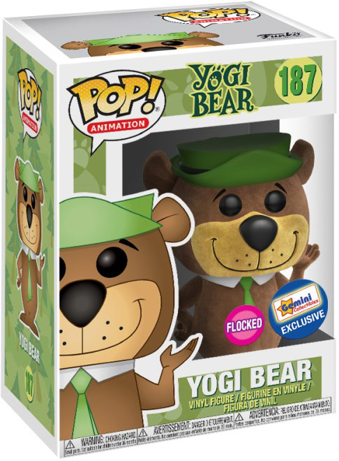 Pop Hanna Barbera Yogi Bear Flocked Figure main image 1