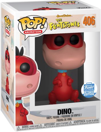 Figurine Funko Pop Hanna-Barbera #406 Dino Rouge (Les Pierrafeu)