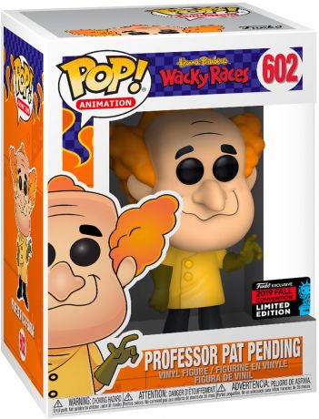 Figurine Funko Pop Hanna-Barbera #602 Professor Pat Pending (Les Fous du volant)
