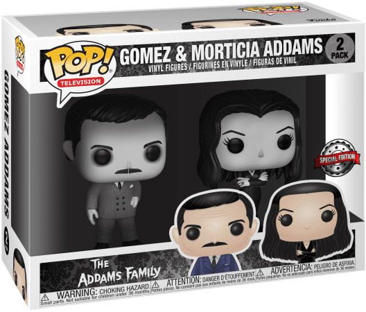 Figurine Funko Pop La Famille Addams #00 Morticia & Gomez Addams - 2 Pack