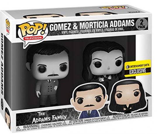 Figurine Pop La Famille Addams pas cher : Morticia & Gomez Addams