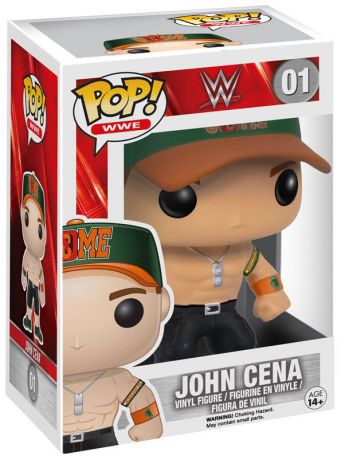 Figurine Funko Pop WWE #01 John Cena - Orange & Vert