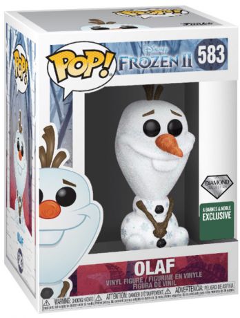 Figurine Funko Pop La Reine des Neiges II [Disney] #583 Olaf - Pailleté