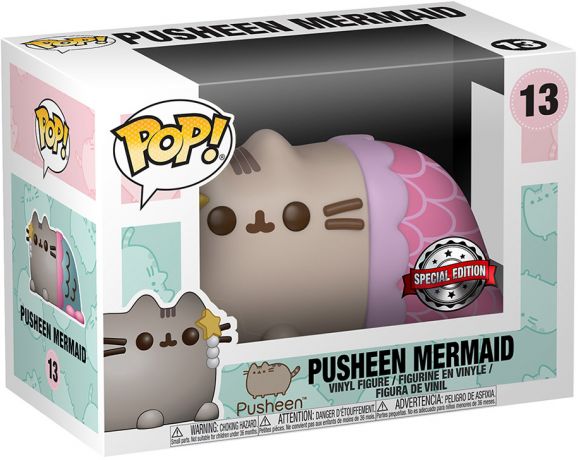 Figurine Funko Pop Pusheen #13 Pusheen Sirène Rose