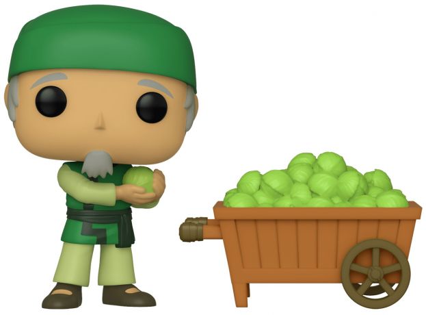 Figurine Funko Pop Avatar: le dernier maître de l'air #656 Cabbage Man & Cart - 2 pack