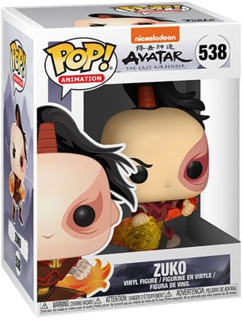 Figurine Funko Pop Avatar: le dernier maître de l'air #538 Zuko Poing Enflammé