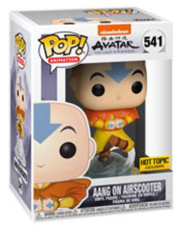 Figurine Funko Pop Avatar: le dernier maître de l'air #541 Aang sur Airscooter