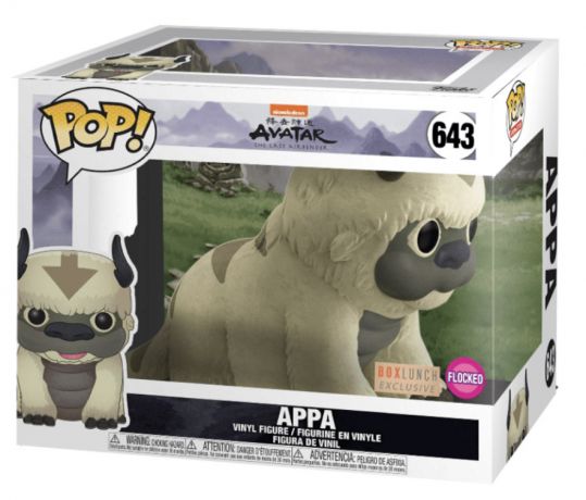 Figurine Funko Pop Avatar: le dernier maître de l'air #643 Appa - 15 cm & Floqué