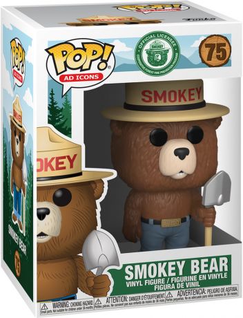 Figurine Funko Pop Icônes de Pub #75 Smokey Bear