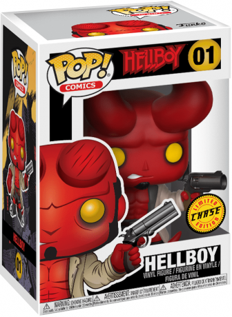 Figurine Funko Pop Hellboy #01 Hellboy avec Veste [Chase]