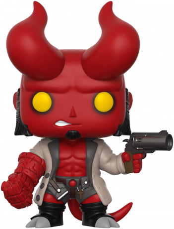 Figurine Funko Pop Hellboy #01 Hellboy avec Veste [Chase]