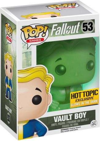 Figurine Funko Pop Fallout #53 Vault Boy Vert - Brillant dans le noir