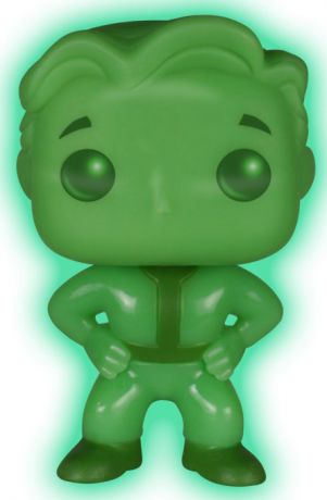 Figurine Funko Pop Fallout #53 Vault Boy Vert - Brillant dans le noir