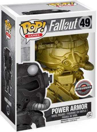 Figurine Funko Pop Fallout #49 Power Armor - Or [Chase]