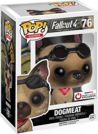 Figurine Funko Pop Fallout #76 Dogmeat - Floqué