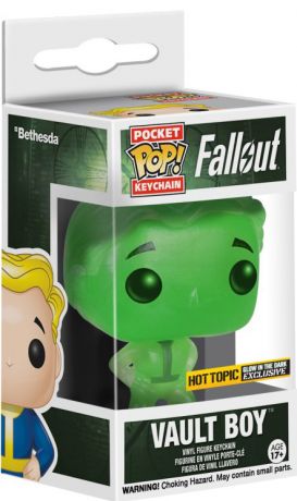 Figurine Funko Pop Fallout Vert Vault Boy - Brillant dans le noir