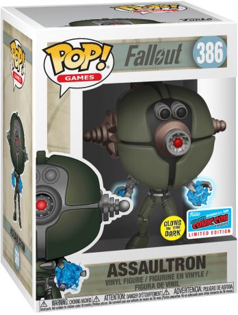 Figurine Funko Pop Fallout #386 Assaultron - Brillant dans le noir