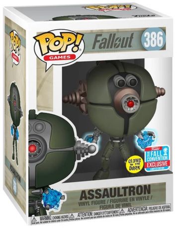 Figurine Funko Pop Fallout #386 Assaultron - Brillant dans le noir