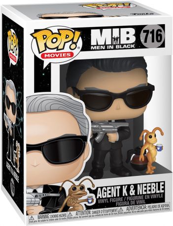 Figurine Funko Pop Men in Black [Marvel] #716 Agent K avec Neeble