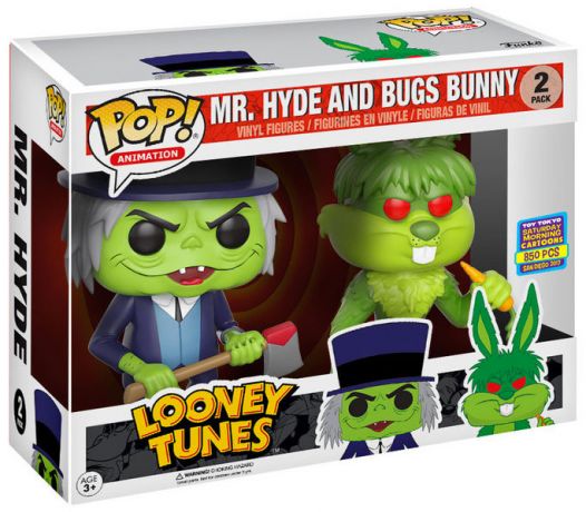 Figurine Funko Pop Looney Tunes Mr. Hyde & Bugs Bunny - 2 Pack
