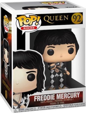 Figurine Funko Pop Queen #92 Freddie Mercury (Checker)