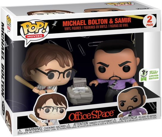 Figurine Funko Pop 35 heures, c'est déjà trop Michael Bolton & Samir - 2 pack