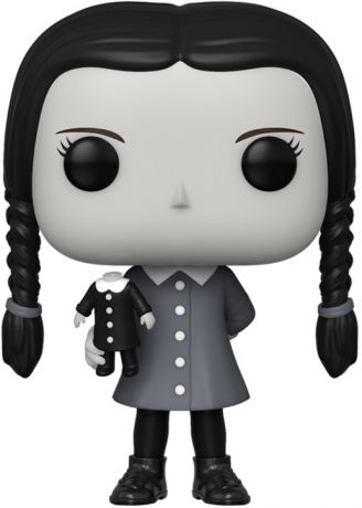 Figurine Funko Pop La Famille Addams #811 Wednesday Addams - Noir & Blanc
