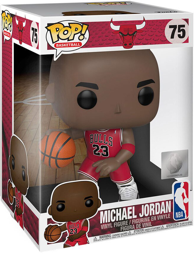 Figurine Pop NBA #75 pas cher : Michael Jordan - 25 cm