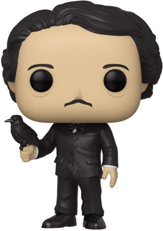 Figurine Funko Pop Personnalités Publiques #22 Edgar Allan Poe avec corbeau