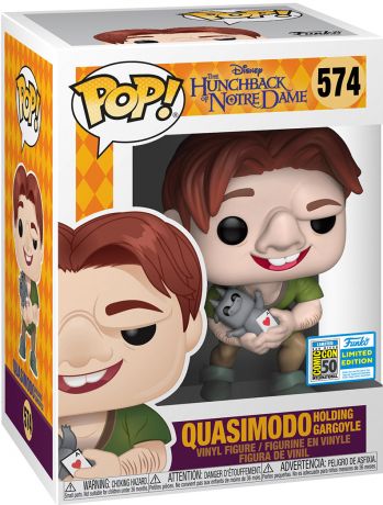 Figurine Funko Pop Le Bossu de Notre Dame [Disney] #574  Quasimodo tenant une gargouille