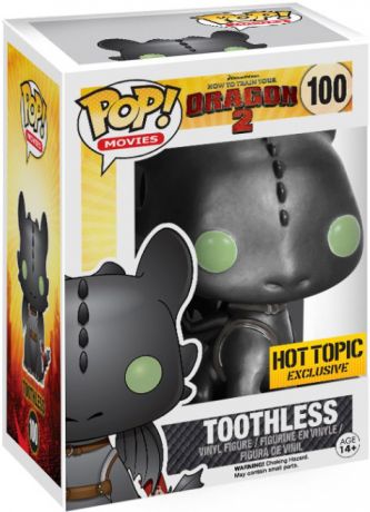 Figurine Funko Pop Dragons #100 Krokmou - Métallique