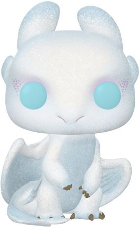 Figurine Funko Pop Dragons #687 Light Fury - Pailleté